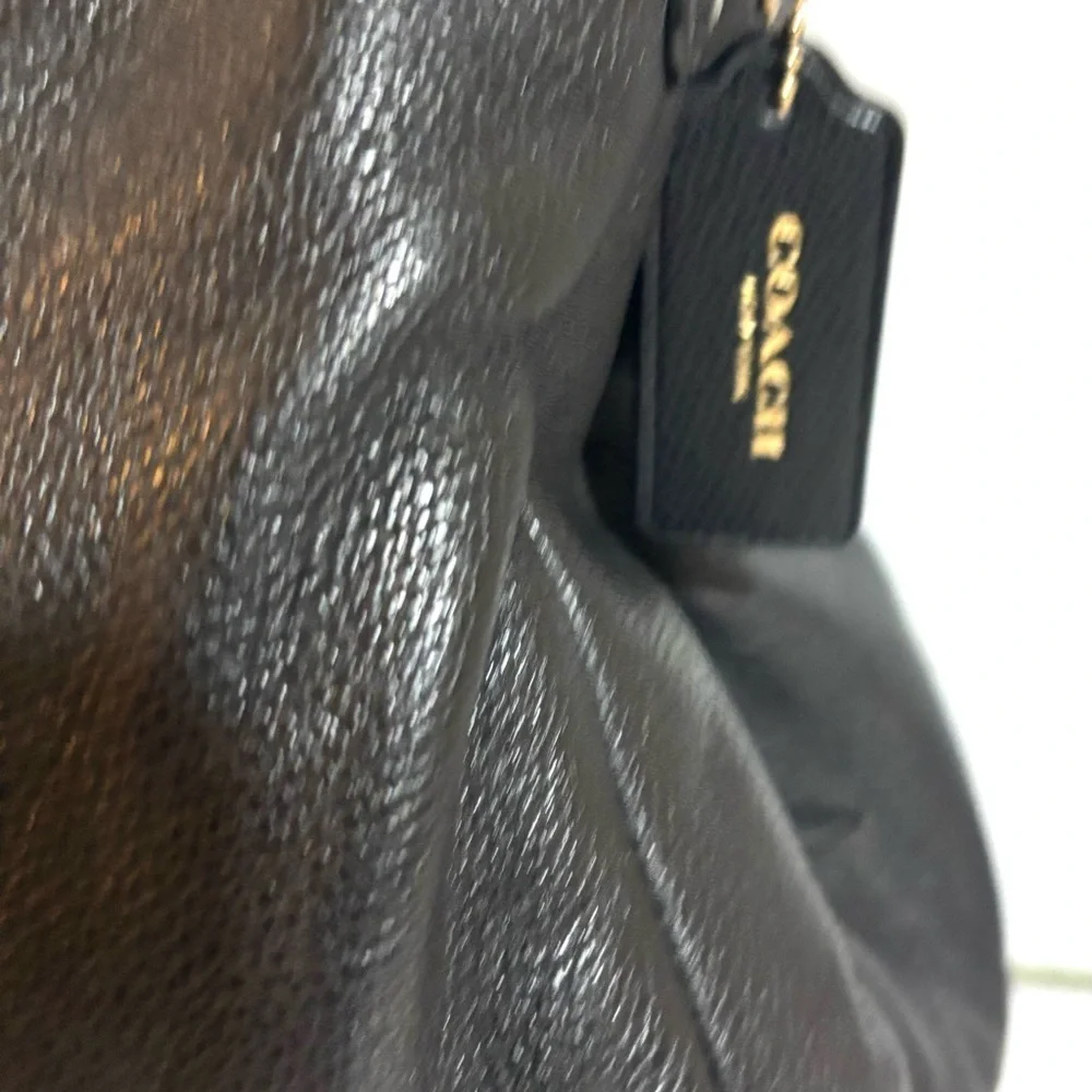 Coach vintage Black Leather Hobo Bag